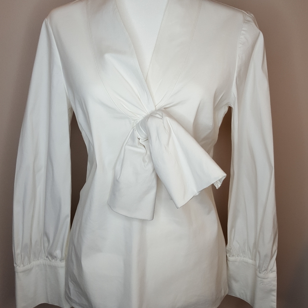 St. John Bow Front Blouse